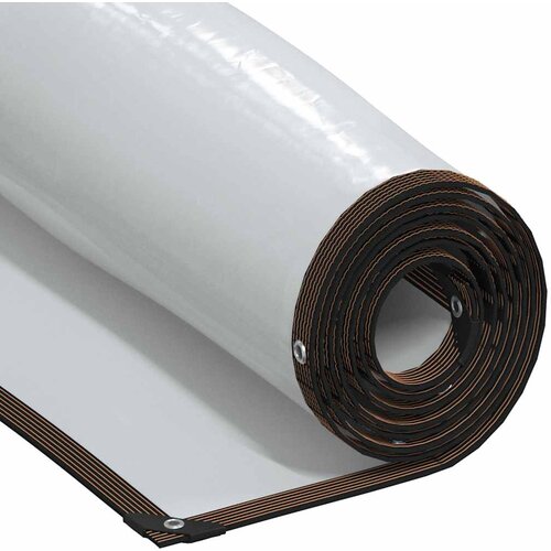 VidaXL Prozorna ponjava z očesci 5x12 m polietilen Slike