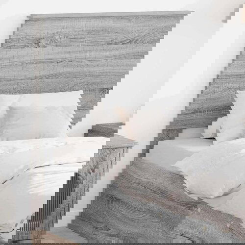  Uzglavlje s uzglavljem Siva Sonoma 80 cm Konstruirano drvo Cijene