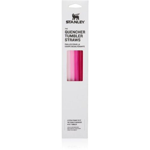 Stanley The Quencher Tumbler Straws zamjenske slamke 1180 ml Pink 4 kom Slike