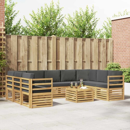  Set vanjskih sofa 8 pcs Bijela i Antracit 59 x 59 x 37 cm Cene