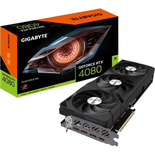 Gigabyte VGA RTX 4080 WF 16GB GDDR6X 256bit;3xDP,1xHDMIGVN4080W-00-G