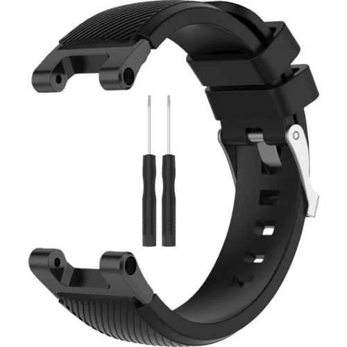 Xiaomi Silikonski remen za sat Amazfit T-Rex / T-Rex Pro, crna – Amazfit T-Rex / Pro Silicone Band