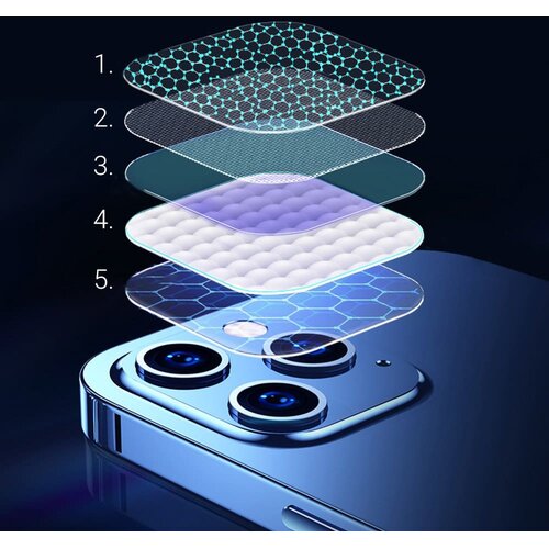 Joyroom Mirror Series za&amp;scaron;čitno steklo za kamero iz kaljenega stekla za iPhone 12 Pro Max, prozorno Slike