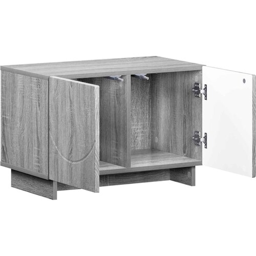  TV stalak 60 x 34.5 x 40 cm Siva Sonoma Konstruirano drvo Slike
