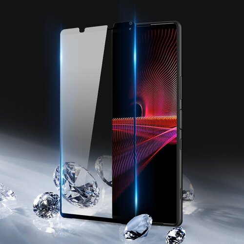 Dux ducis 10D Za&amp;scaron;čitno ohi&amp;scaron;je iz kaljenega stekla, popolna pokritost z okvirjem za Sony Xperia 1 III Slike
