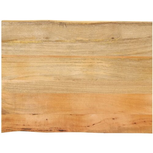 VidaXL Mizna plo&amp;scaron;ča 70x60x2,5 cm naraven rob trden mangov les, (21410977) Slike
