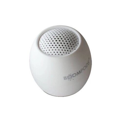 Boompods Zero Talk Bluetooth zvučnik amazon alexa integrirana izravno, funkcija govora slobodnih ruku, otporan na udarce, vodootporan bijela Slike