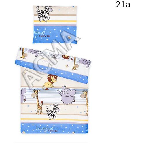 ACMA Posteljina set 2 elementa za krevet 160x80 cm - Uzorak 21a Cijene