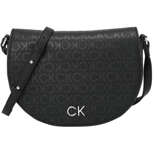 Calvin Klein Torba preko ramena siva / crna