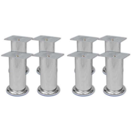  Noge za kauč 8 kom okrugle kromirane 120 mm Cijene