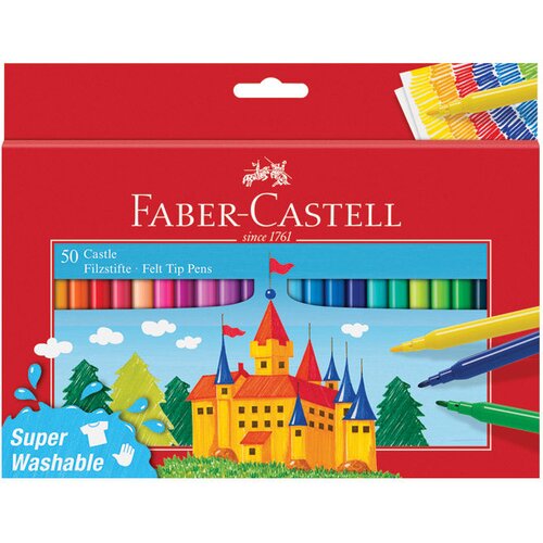  &Scaron;KOLSKI 50BOJA FABER CASTELL 554204 BLISTER Cene