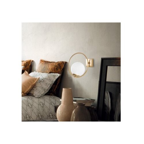 Opviq Zidna lampa Dolunay-3912, 15x31x28cm, IP20, Zlatno-bijela boja Cene
