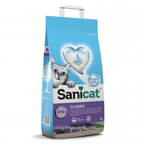 Sanicat cat classic lavander posip 8l Cene