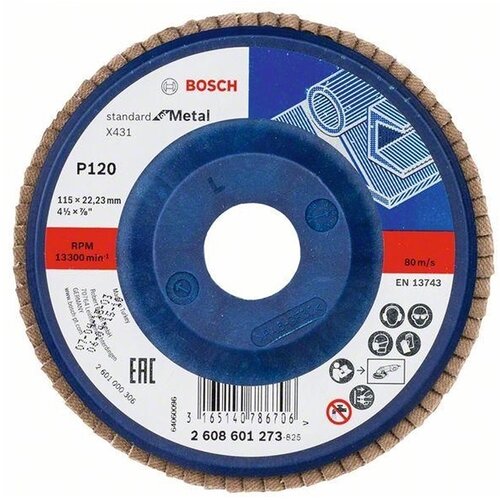 Bosch lamelna brusna ploča 115 mm Gr 120 k 431 Slike