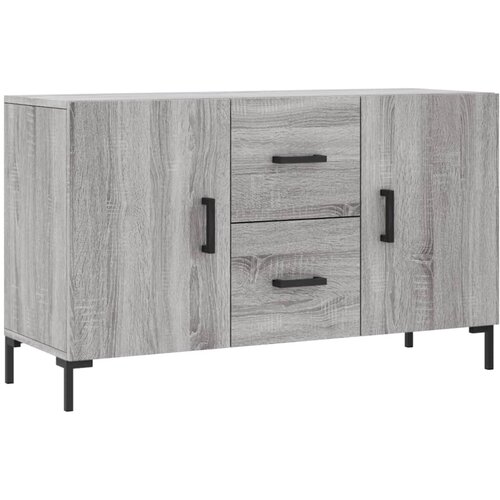Maison Chic Komoda - Predalnik siva sonoma 100x36x60 cm konstruiran les, (21717810) Cene