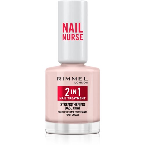 Rimmel London Nail Nurse 2-in-1 podlaga za lak z učvrstitvenim učinkom 12 ml Slike