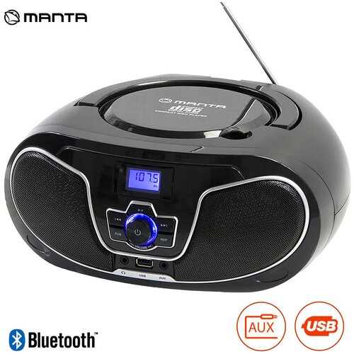 Manta prenosni radio BBX007 - črn Cene