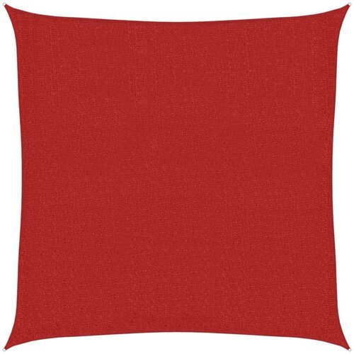 vidaXL Jedro za zaštitu od sunca 160 g/m² crveno 2 5 x 2 5 m HDPE Cene
