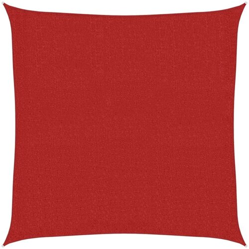 vidaXL Senčno jadro 160 g/m² rdeče 2,5x2,5 m HDPE Cene