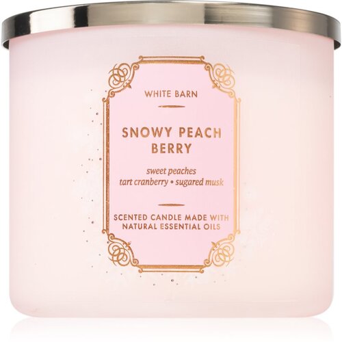 Bath & Body Works Snowy Peach Berry mirisna svijeća 411 g Cijene