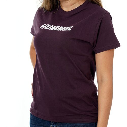 Hummel Ženska majica Hmlelemental Logo Cotton Tee, Ljubičasta Cene