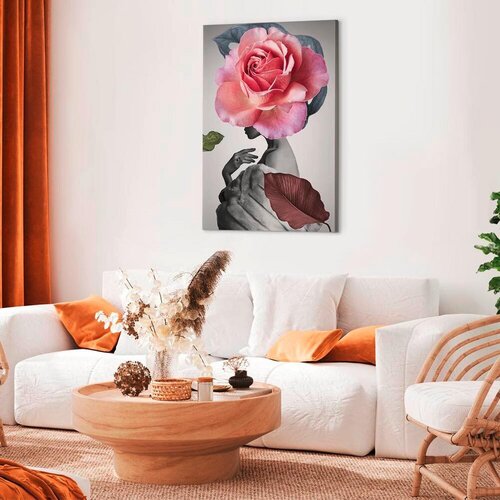 Artgeist Slika Na Platnu Rose And Fur Slike