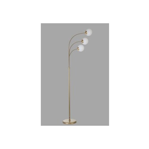 Opviq Podna lampa Badi 3, 170 cm, E27, Zlatna boja Slike