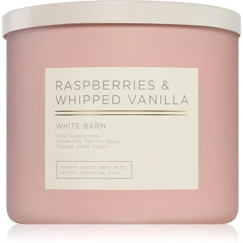 Bath & Body Works Raspberry & Whipped Vanilla mirisna svijeća 411 g