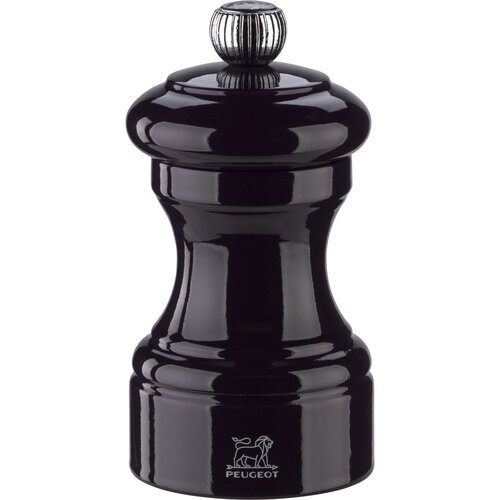 Peugeot Bistro Pfefferm&amp;uuml;hle 10 cm Aubergine lackiert Holz Slike
