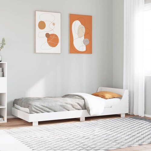  Okvir kreveta bez madraca bijeli 100x200 cm konstruirano drvo Cene
