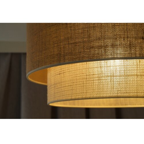  duolla - plafonsko svetlo yute boho 1xE27/15W/230V prečnik 45 cm smeđa/krem Slike