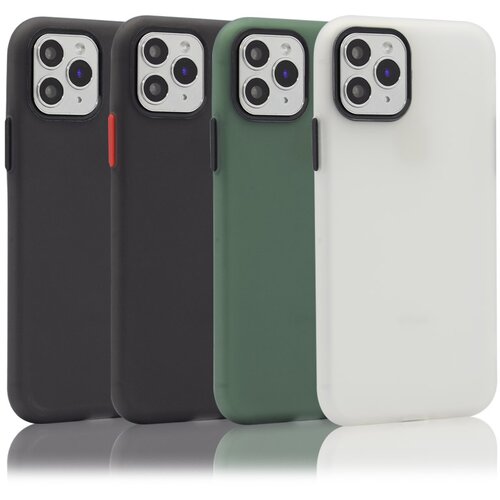  Maska za telefon Matte shell za iPhone XS Max bela Cene