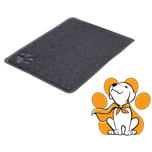 Trixie Podmetač za toalet za mačke Litter Tray Mat 37x45cm sivi Slike