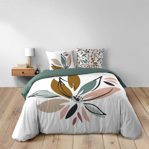 Douceur d intérieur Bela bombažna posteljnina za zakonsko posteljo/podaljšana 240x220 cm Octavia – Cene