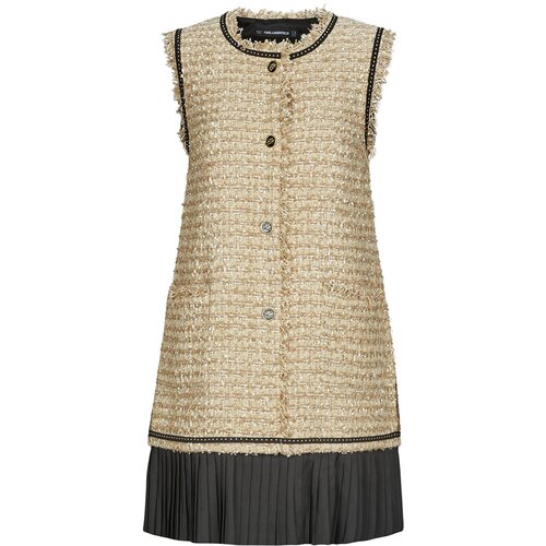 Karl Lagerfeld BOUCLE SLEEVELESS DRESS Bež Slike