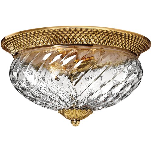 Elstead Lighting Plantation Vgradna svetilka Hinkley s 3 lučmi, polirana medenina, (22098277) Cene