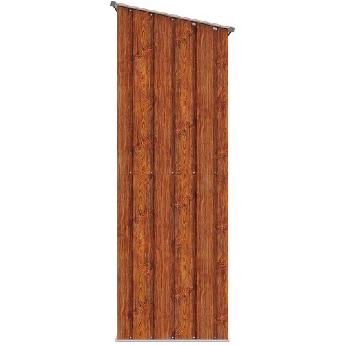  Vrtne &amp;scaron;upe Smeđa 103 x 74 x 200 cm Metal Slike