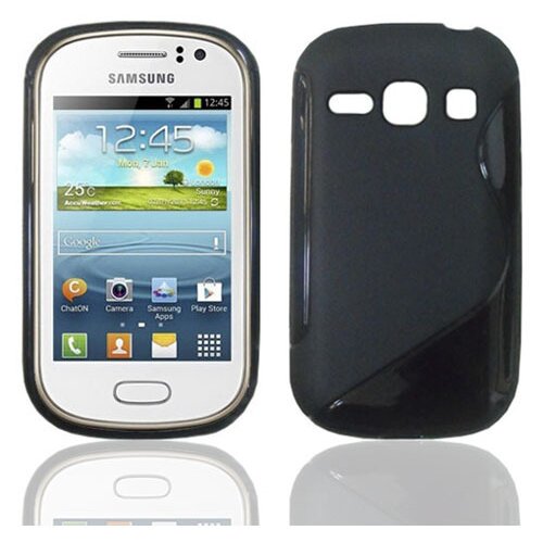  S silikonski ovitek Samsung Galaxy FAME črn Slike