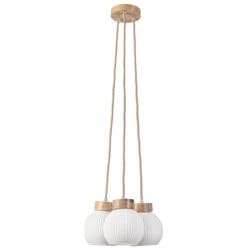  Visilica na sajli LOOMIS 3xE27/15W/230V 83 cm bež/hrast Cene