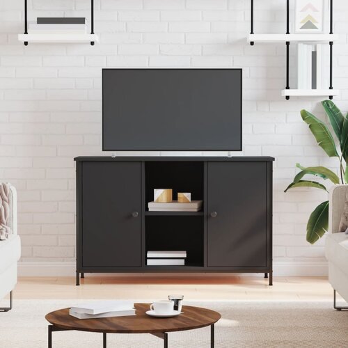 vidaXL TV omarica črna 100x35x65 cm inženirski les Cene