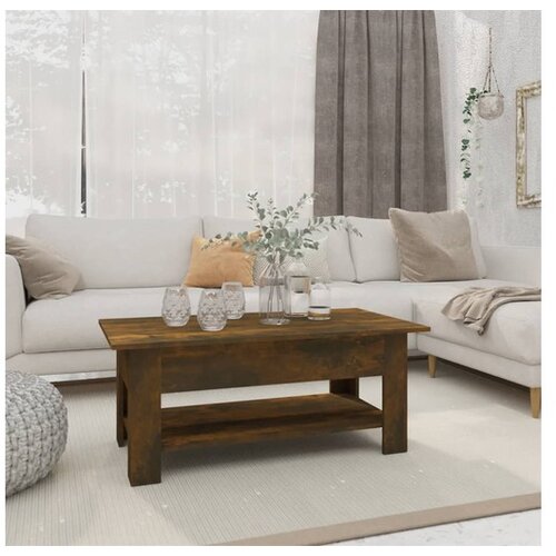  Stolić za kavu boja dimljenog hrasta 102 x 55 x 42 cm iverica Cijene