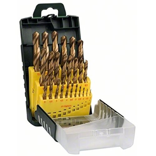 Bosch 25-delni set HSS-TiN burgija za metal 2607017154 Cene