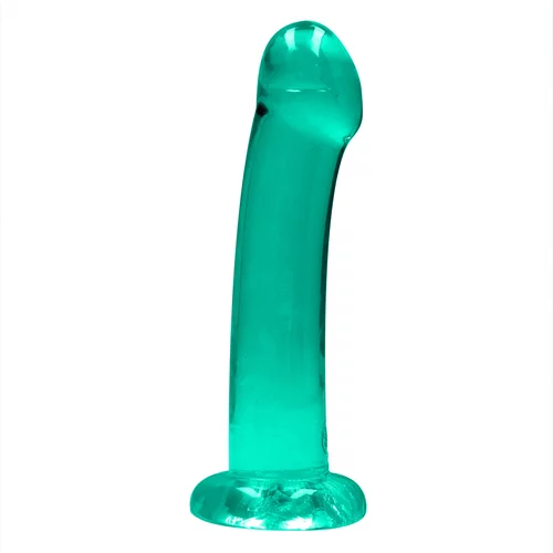REALROCK Smooth Spot Dildo with Suction Cup 17cm Turquoise