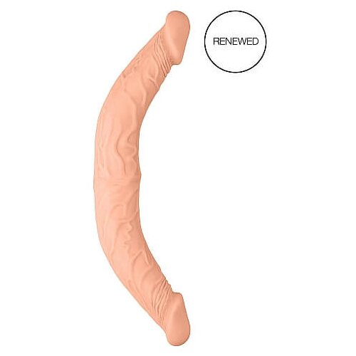 REALROCK Double Dong 14 - dvojni dildo (36 cm) - naravni Cene