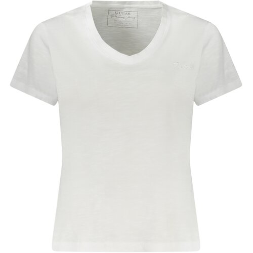 Guess Jeans SHORT SLEEVE T-SHIRT WOMEN WHITE Slike