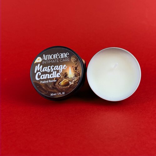 AMOREANE Massage Candle Pralin&amp;eacute; Rocher 30ml Slike