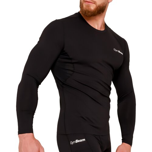 GymBeam High Compression Long Sleeve T-shirt Black Slike