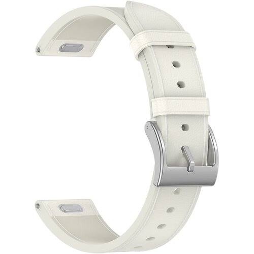 INF Usnjen pa&scaron;ček za uro Huawei GT5 White 22 mm, (21838265) Cene