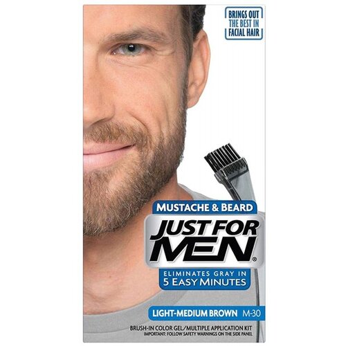 Combe Internacional Kolor gel za bojenje brkova, brade i zulufa Cbp Just for Man Color Gel-Sv.Smeđa M25 Slike