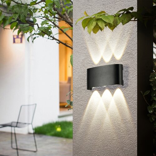  Brilagi - spolja&amp;scaron;nje LED zidno svetlo FLAREBOX LED/6W/230V crna IP65 Slike